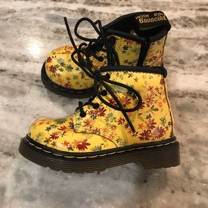 Doc Martens, toddler, like new, floral